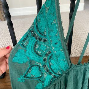 Free People Green Coverup